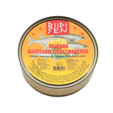 riipisen muikkua kantarelliliemessä 200g - Kalatuotteet - 6420616880188 - 1